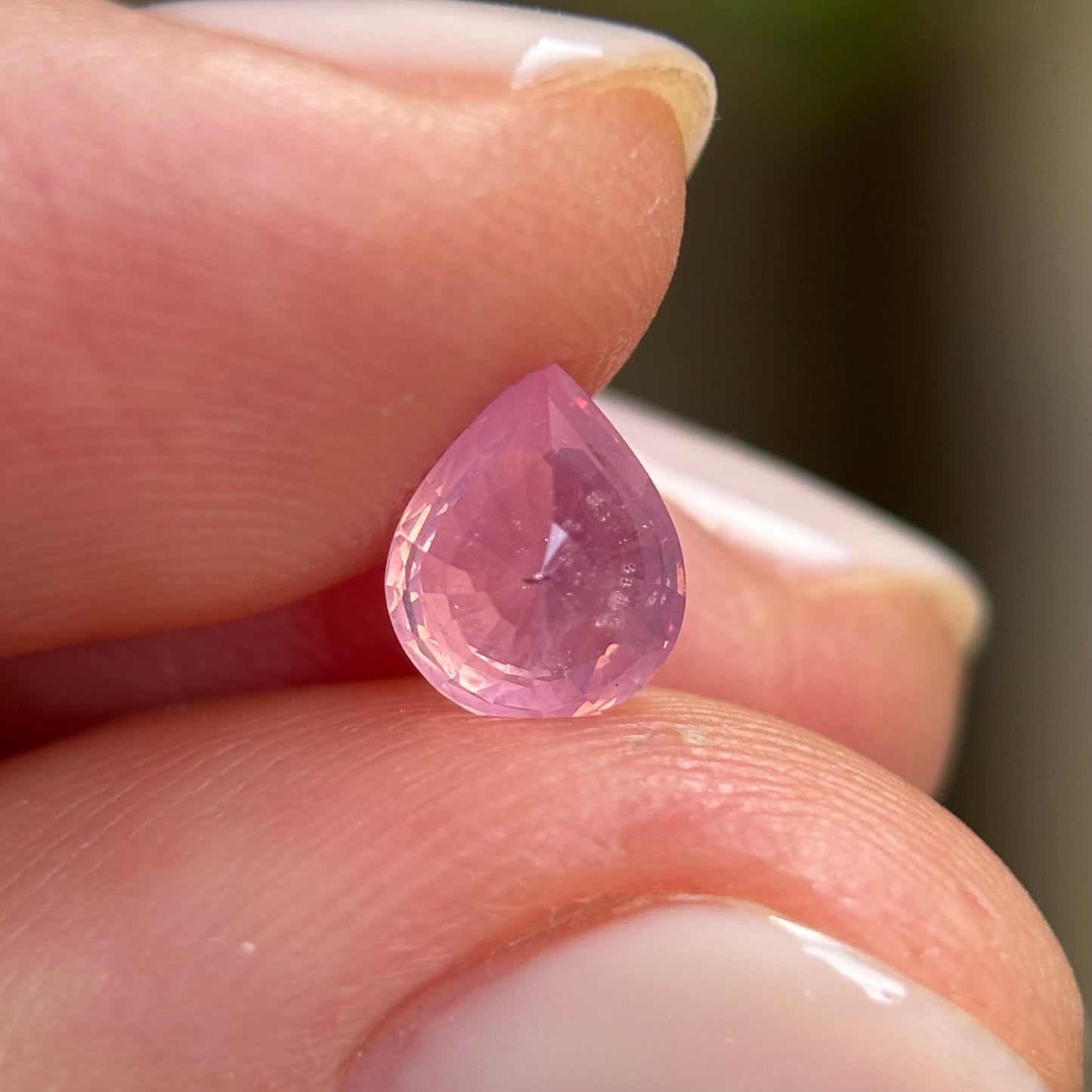1.05 ct Natural Pink Spinel Vietnam. Pear Shape. No Treatment.