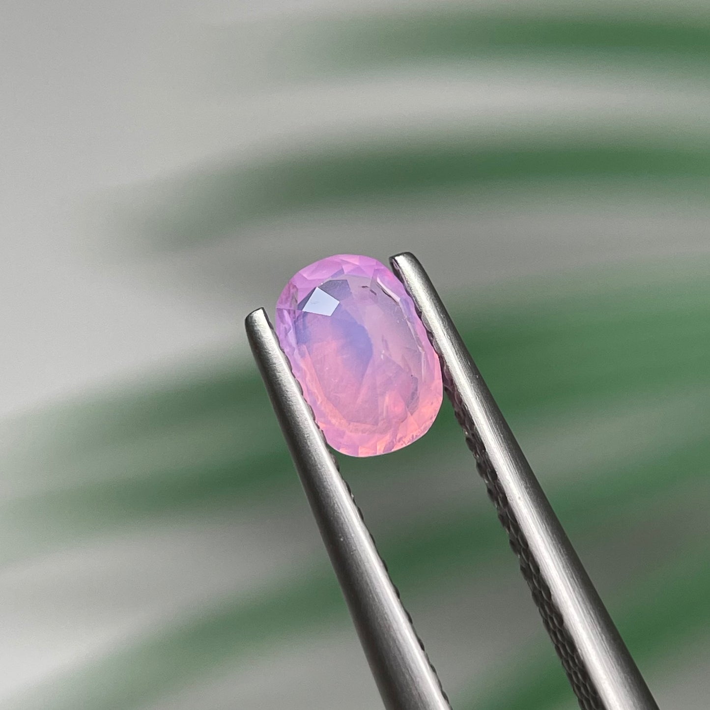 0.85ct Natural Milky Padparadscha Sapphire Vietnam