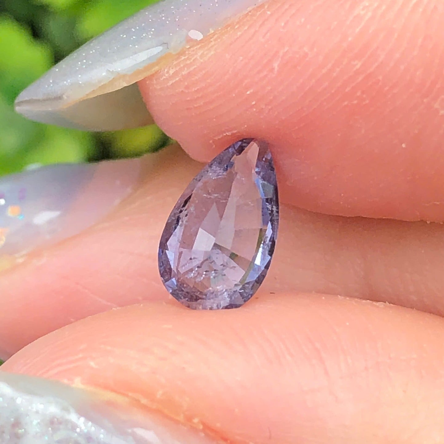 0,82ct Natural Gray Spinel Viet Nam. Pear Shape. No Treatment Spinel Luc Yen.