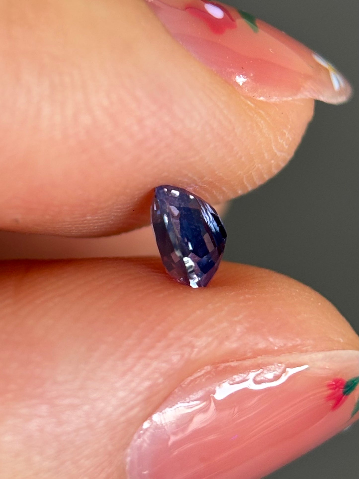 0.57ct Natural Blue Milky Sapphire Vietnam.