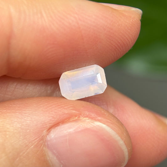 1.11ct Natural White Milky Sapphire Vietnam, Untreatment