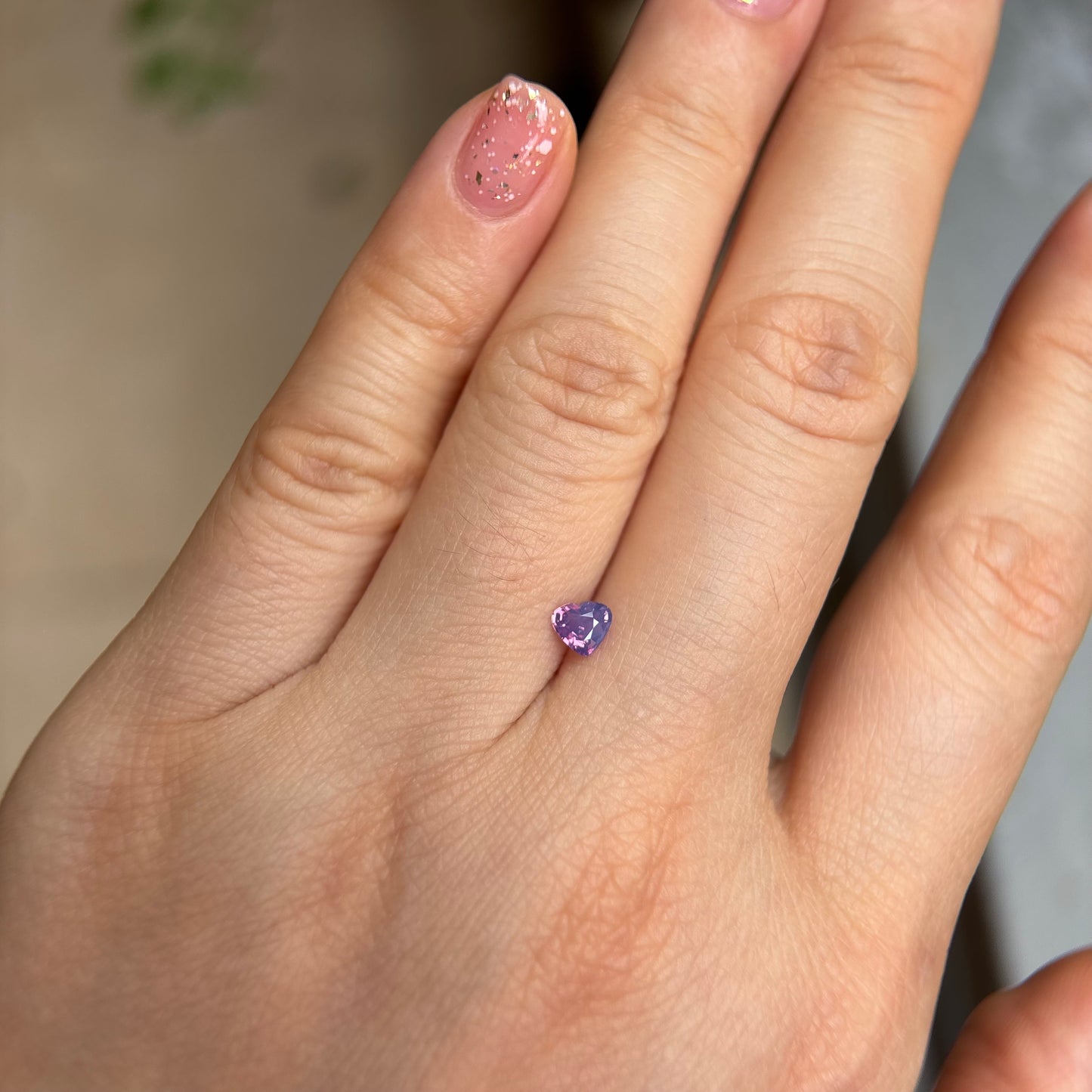 0.31ct Natural Pink Milky Sapphire Vietnam.