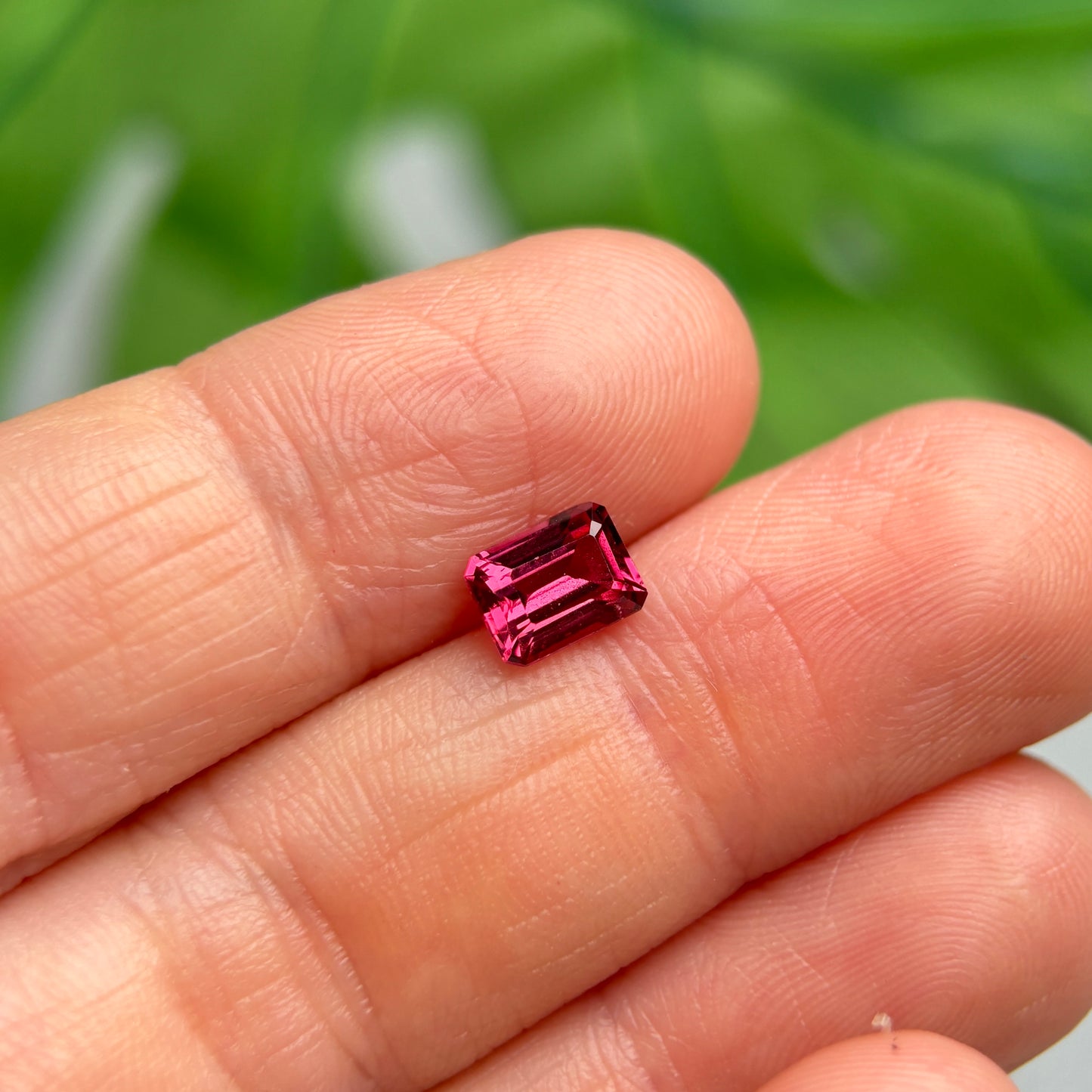 1.17ct Natural Brownish Red Spinel Vietnam. Emerald Shape.