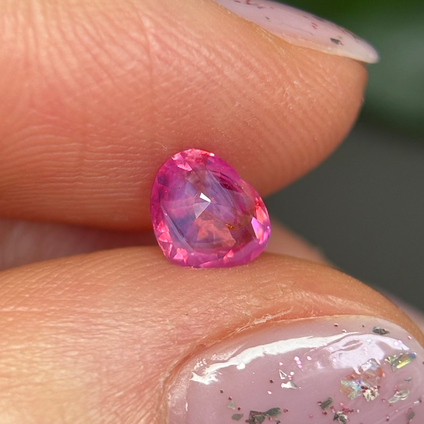 0.68ct Natural Pink Milky Sapphire Vietnam