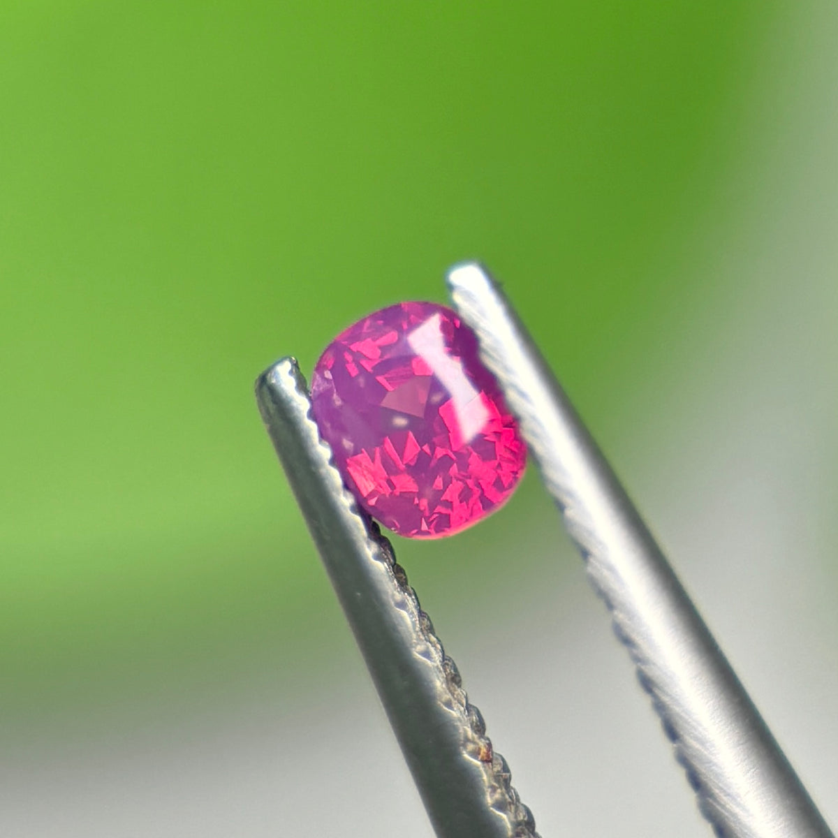 0,29ct Natural Pink Milky Sapphire Vietnam. Cushion Shape. No Treatment Milky Sapphire Luc Yen.