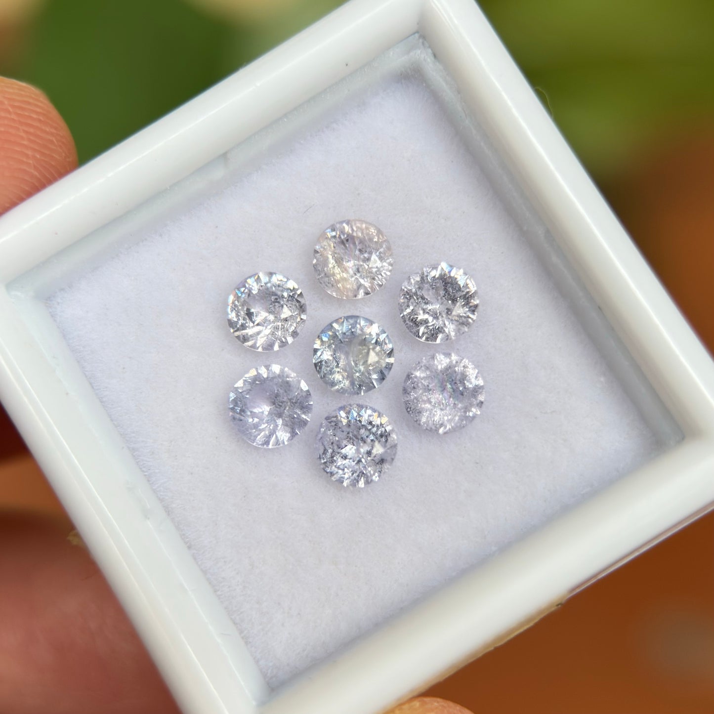 1.99 ct / 7Pcs Natural Spinel Vietnam, Round Shape, No Treament.