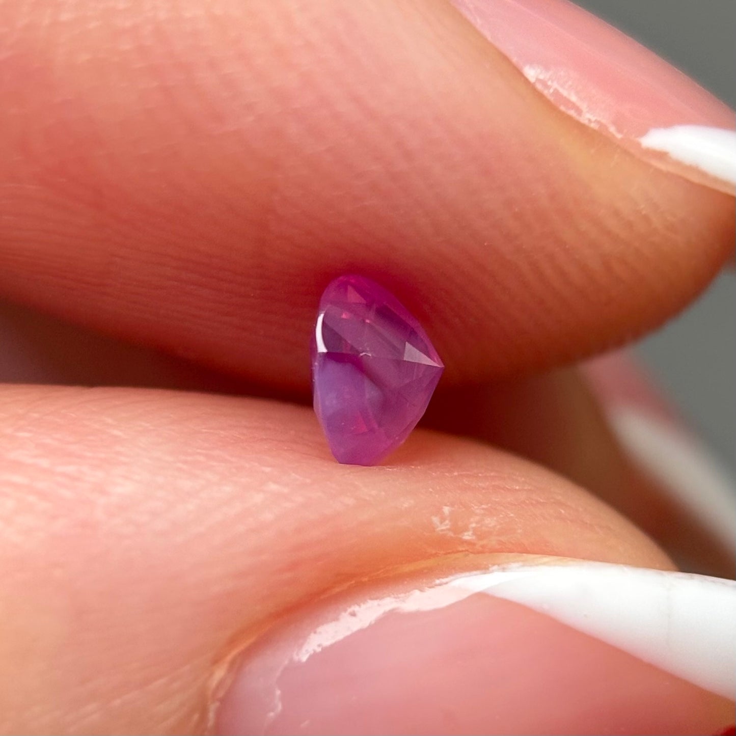 0.40ct Natural Milky Padparadscha Sapphire Vietnam