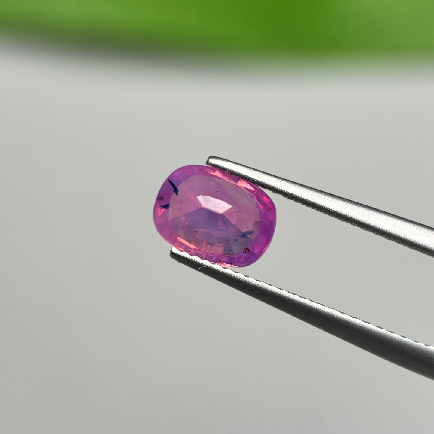 2.52ct Natural Purplish Pink Milky Sapphire Vietnam.