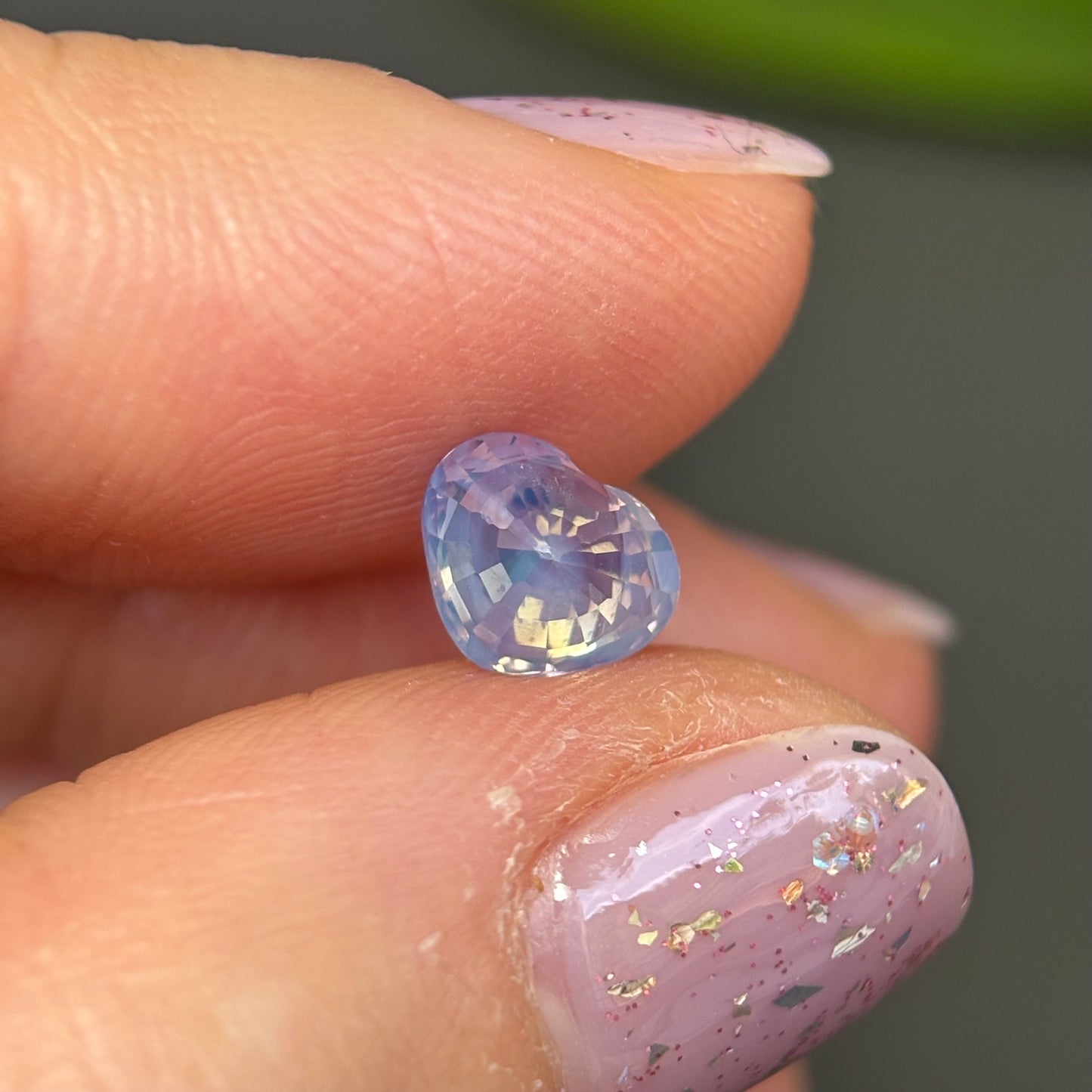 1.30 ct Natural White Milky Sapphire Viet Nam.