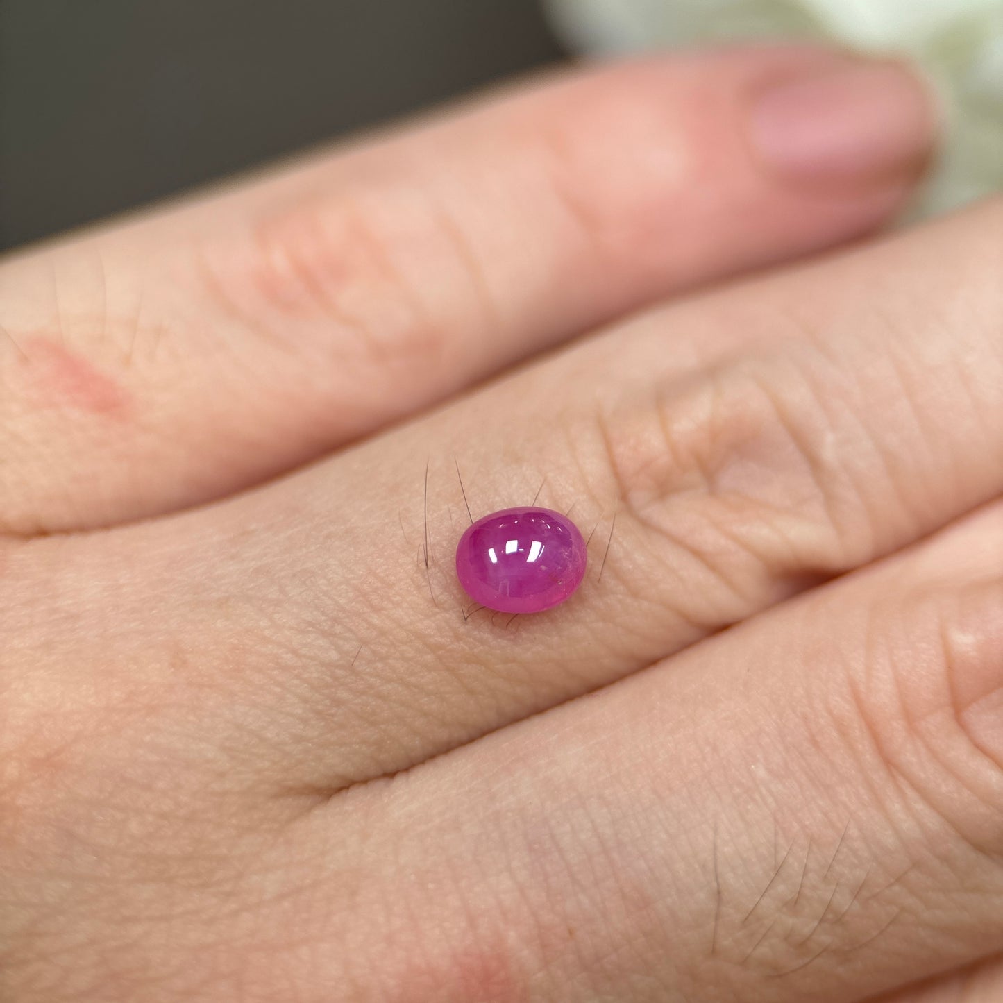 1,15ct Natural Pink Cacbochon Sapphire Viet Nam. No Treatment Sapphire Luc Yen.