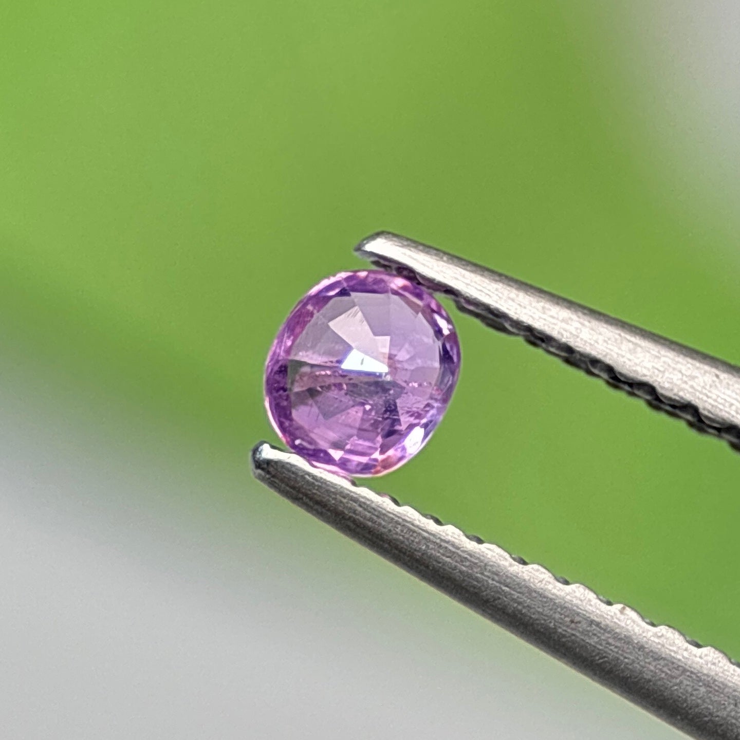 0.24 ct Natural Purple Sapphire Vietnam. Cushion Shape. No Treatment.