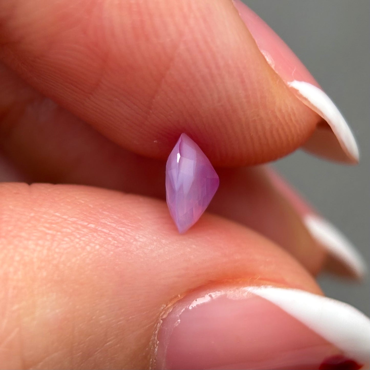 0.75ct Natural Milky Padparadscha Sapphire Vietnam