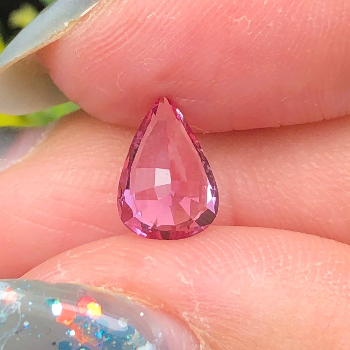 1,22ct Natural Purplish Pink Spinel Vietnam. Pear Shape. No Treatment Spinel Luc Yen.