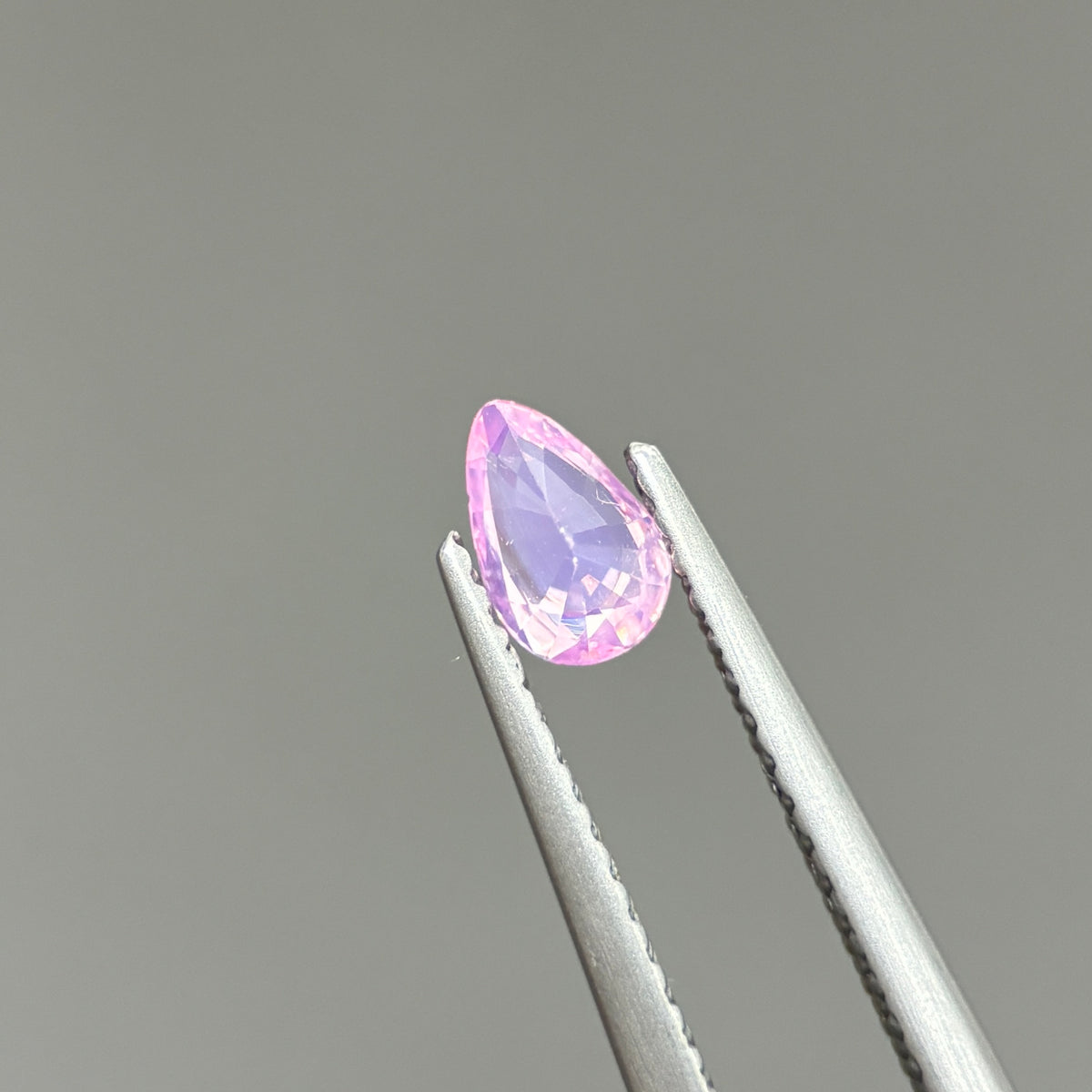 0.35ct Natural Pink Milky Sapphire Vietnam. Pear Shape. No Treatment Milky Sapphire Luc Yen.