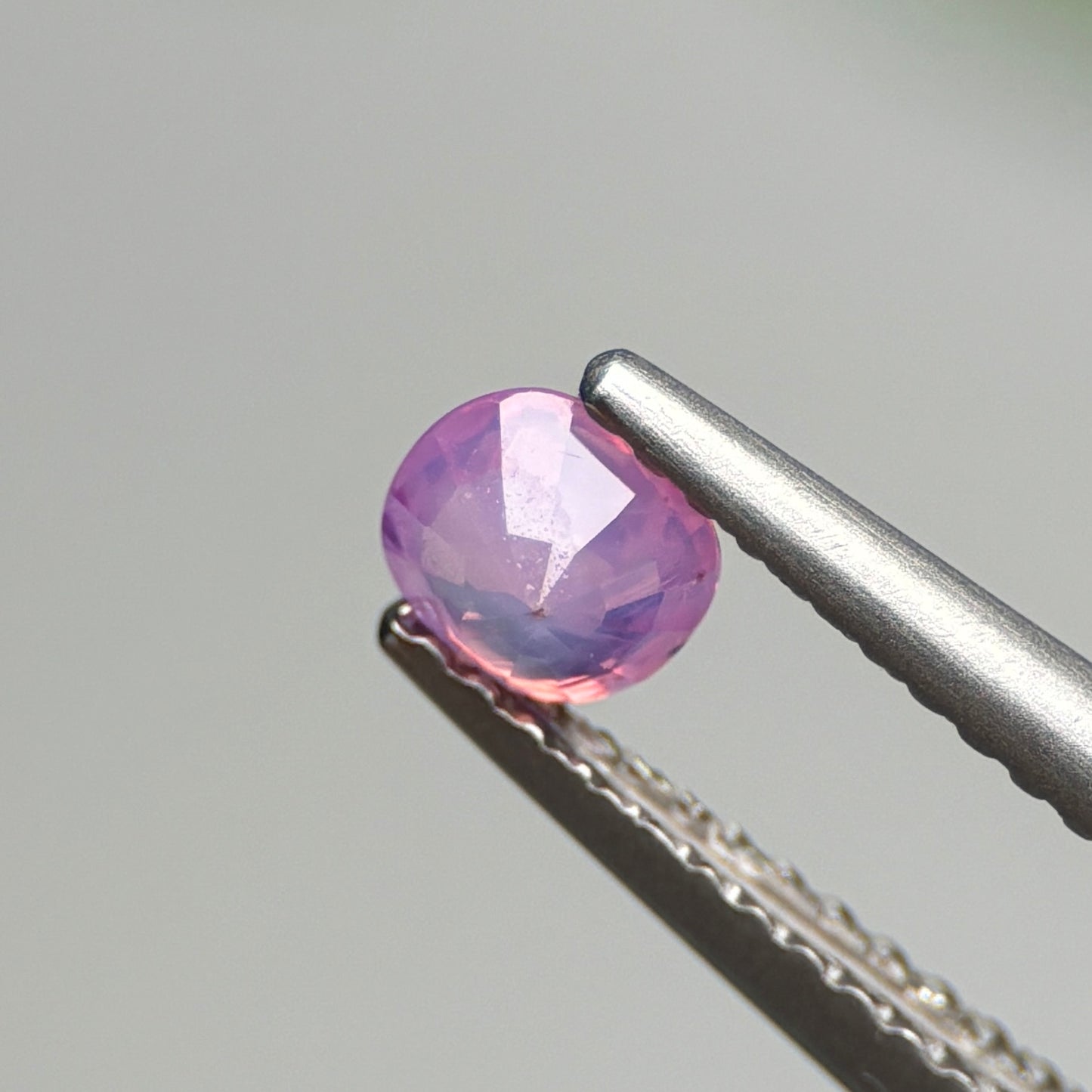 0.46 ct Natural Pink Milky Sapphire Vietnam. Cushion Shape.