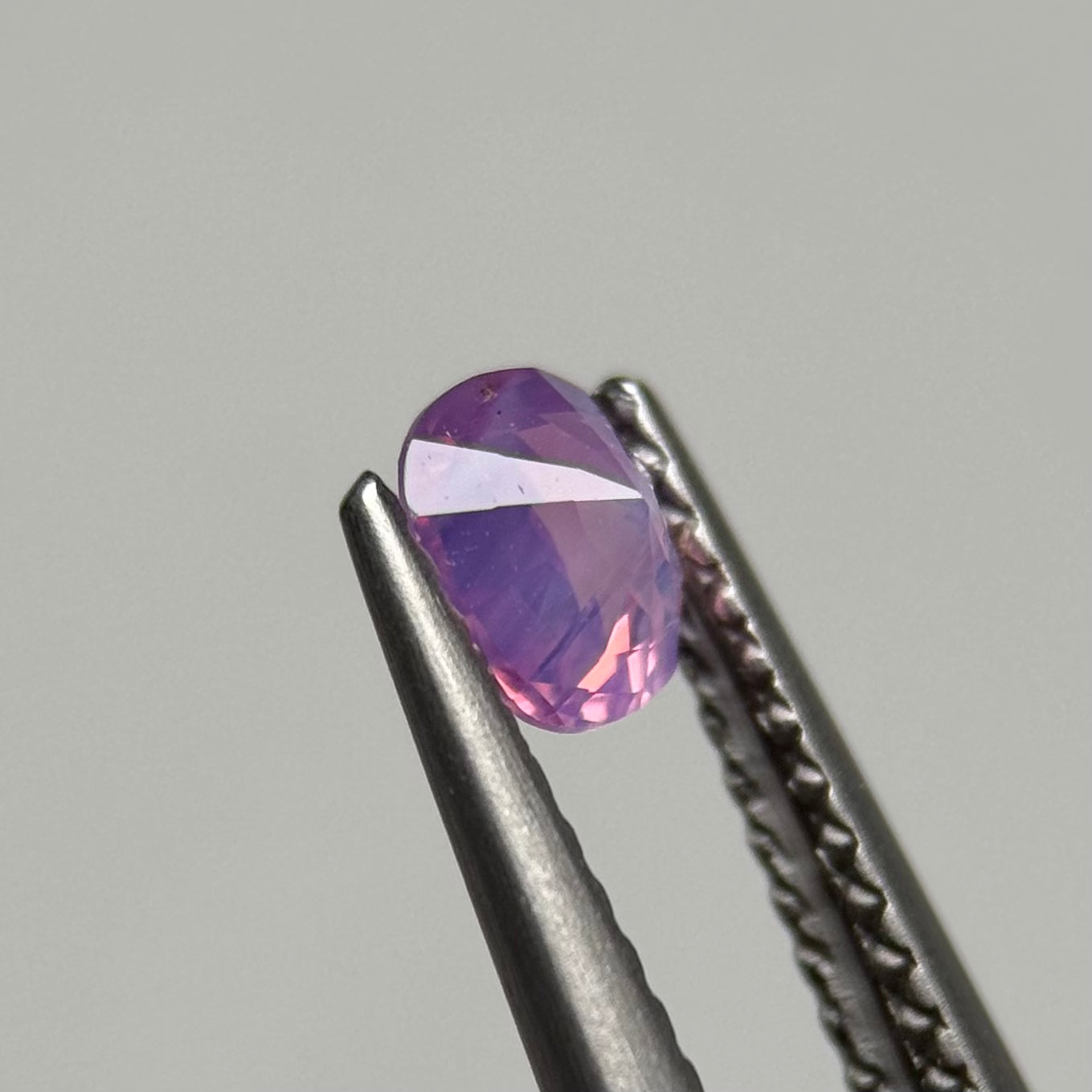 0.45ct Natural Pinkish Purple Milky Sapphire Vietnam