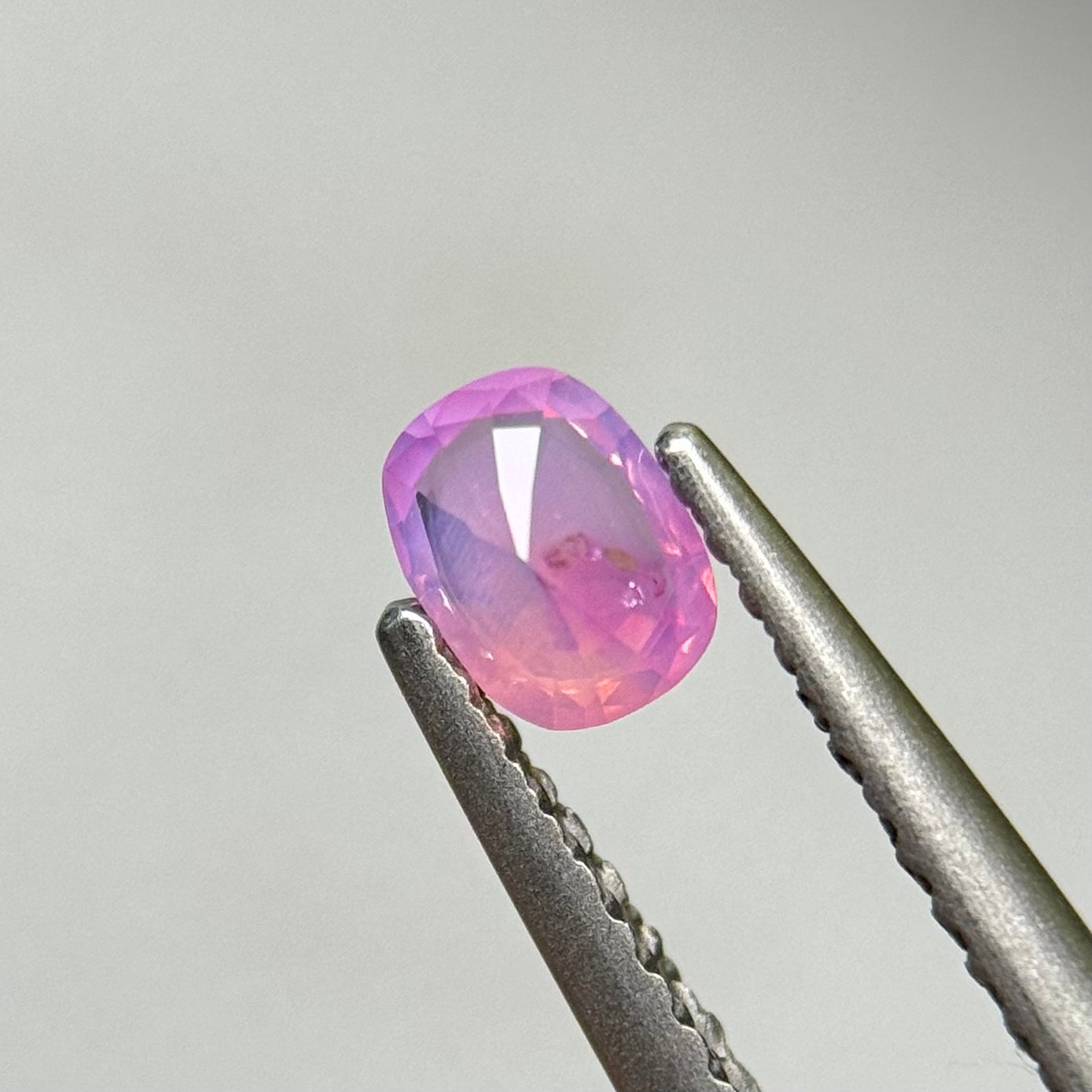 0.38 ct Natural Pink Milky Sapphire Vietnam.