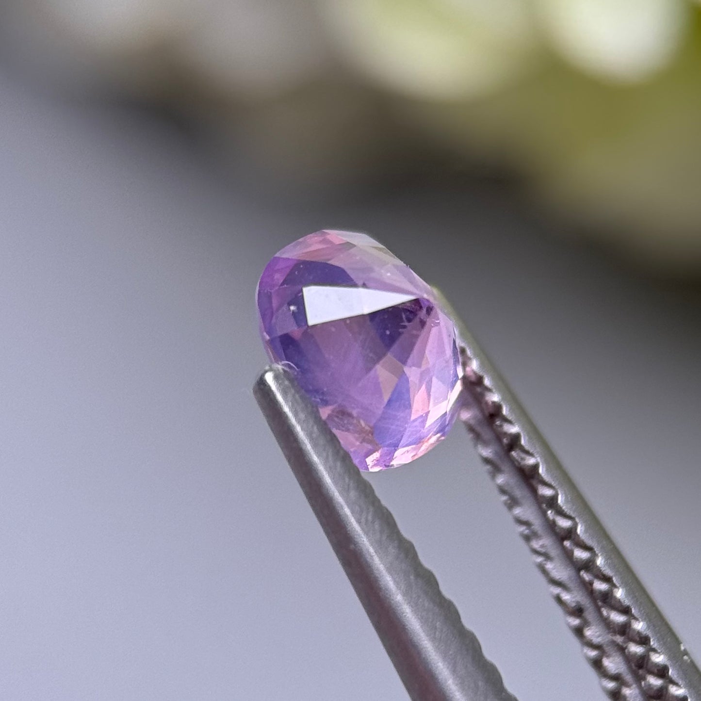 0.97 ct Natural Purple Milky Sapphire Vietnam.