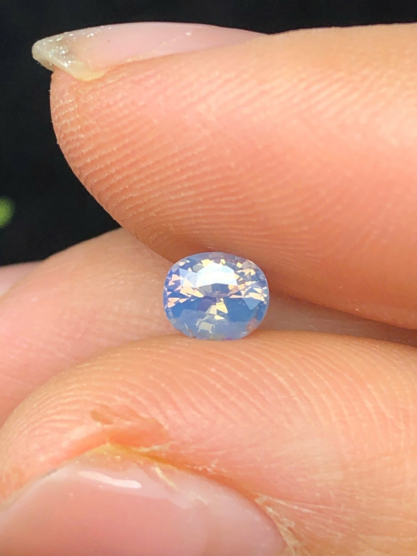 0.46ct Natural Blue Milky Sapphire Vietnam