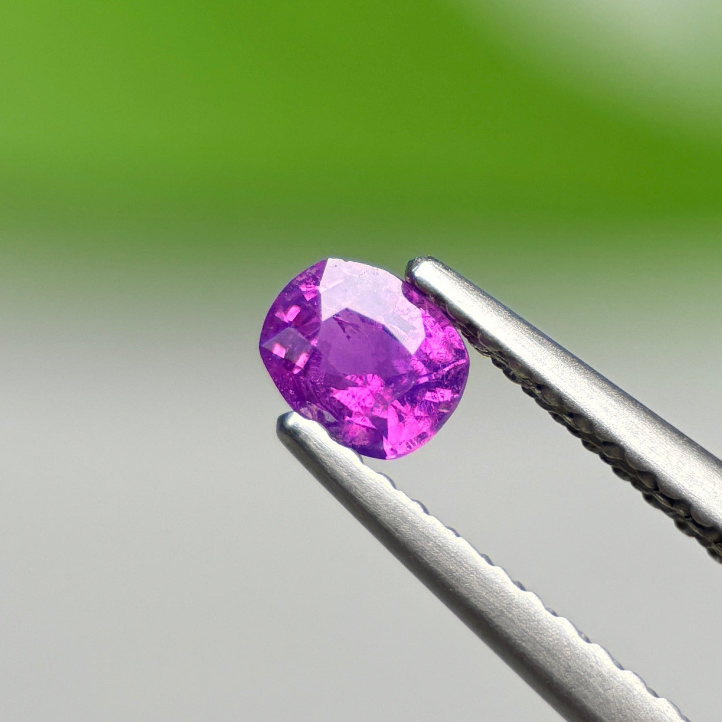 0.28 ct Natural Purple Sapphire Vietnam. Cushion Shape.