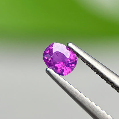 0.28 ct Natural Purple Sapphire Vietnam. Cushion Shape.