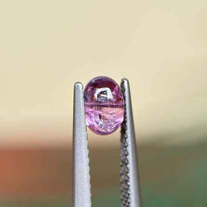 0.88 ct Natural Purple Sapphire Viet Nam. Cacbochon Cut. No treatment.