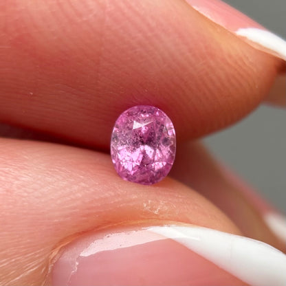 0.55ct Natural Milky Pink Sapphire Vietnam
