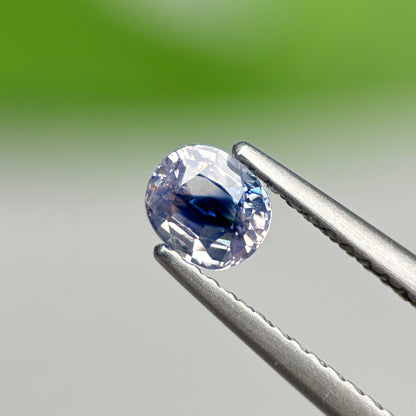 0.53 ct Natural Blue-White Sapphire Vietnam. Cushion Shape.