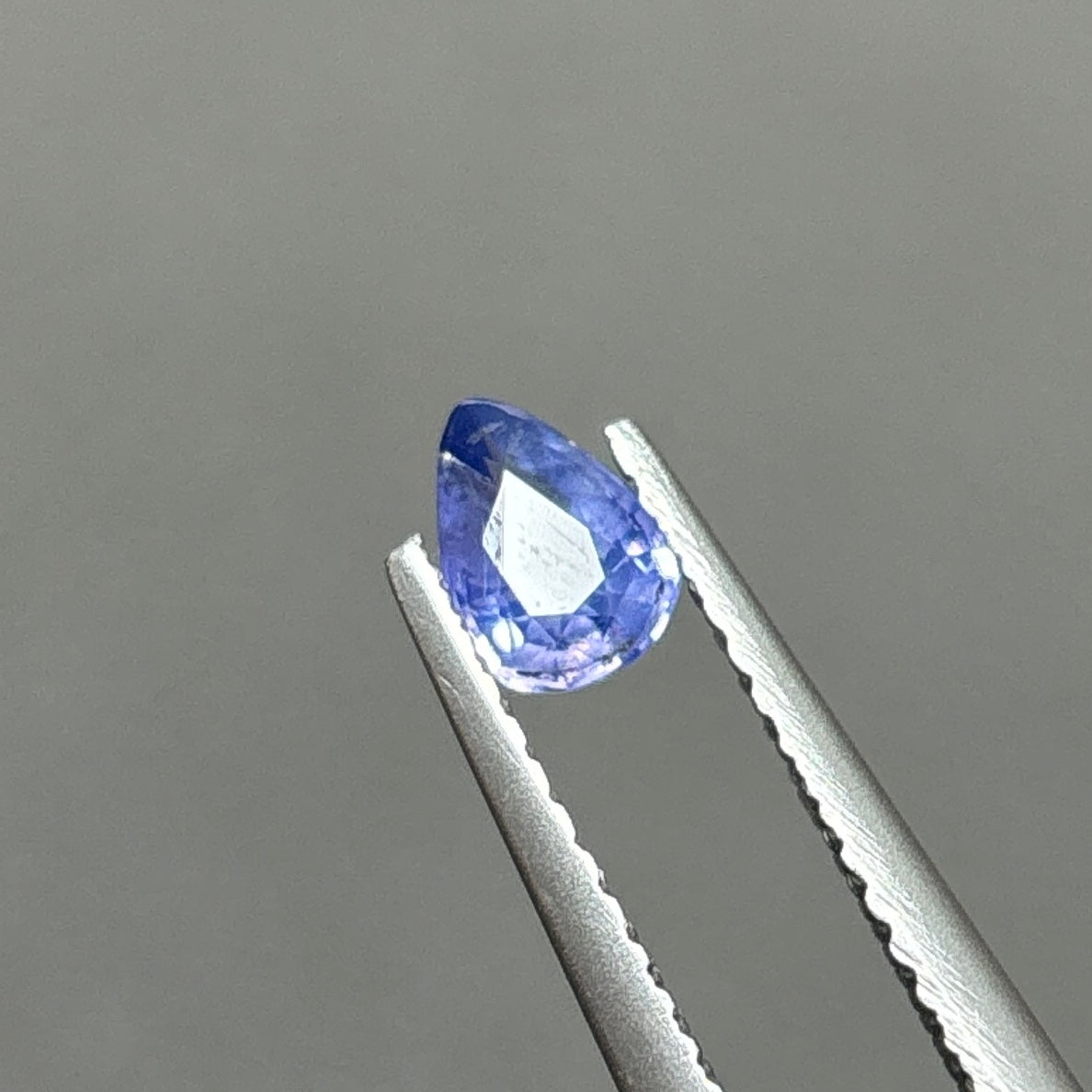 0,33ct Natural Blue Sapphire Vietnam. Pear Shape. No Treatment Sapphire Luc Yen.
