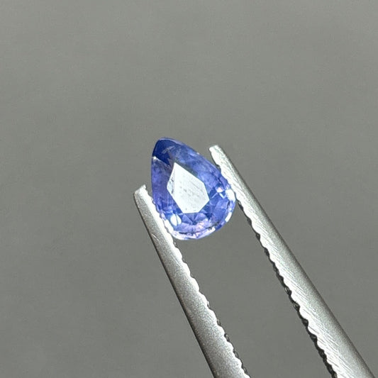 0,33ct Natural Blue Sapphire Vietnam. Pear Shape. No Treatment Sapphire Luc Yen.