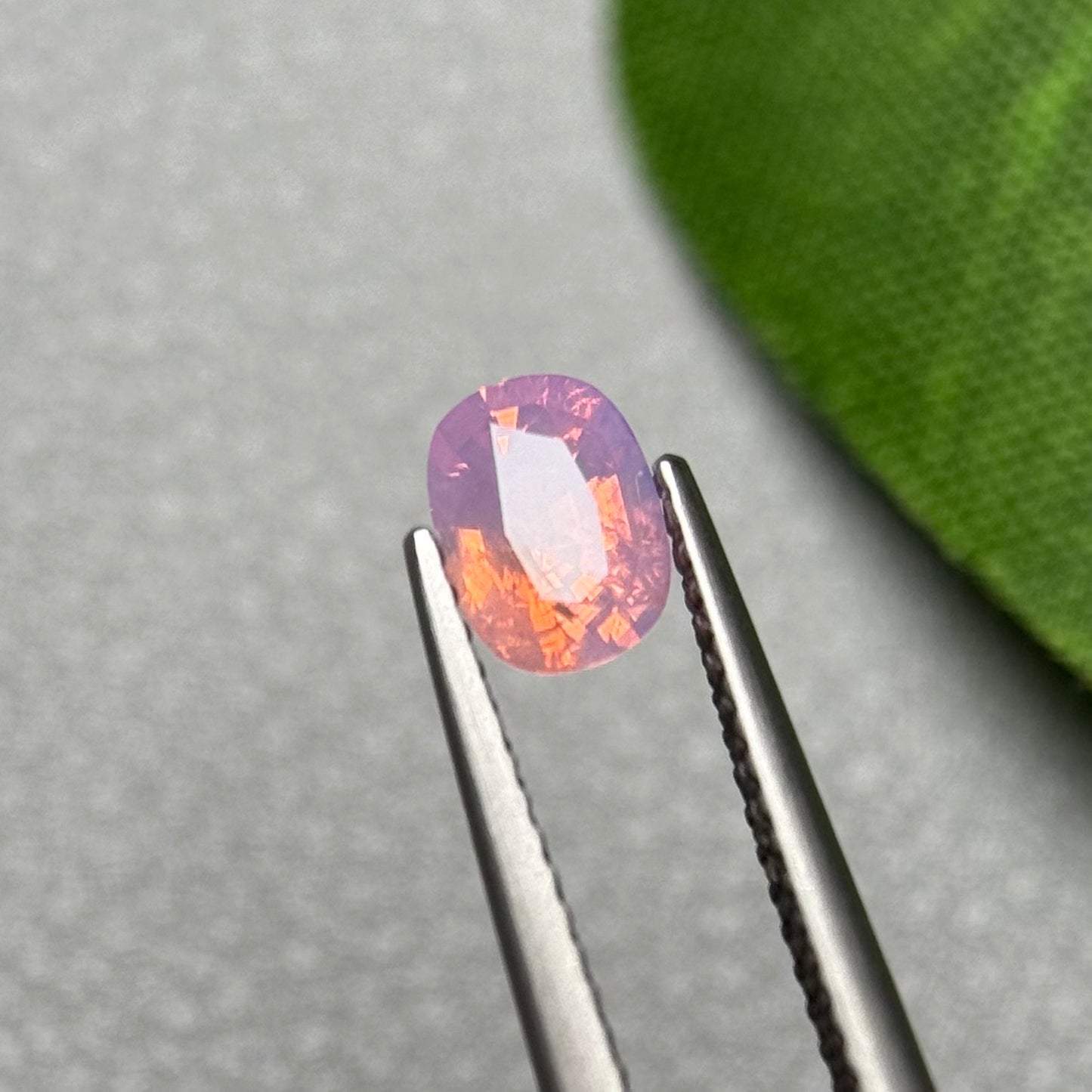 0.81ct Natural Pink Milky Sapphire Vietnam.