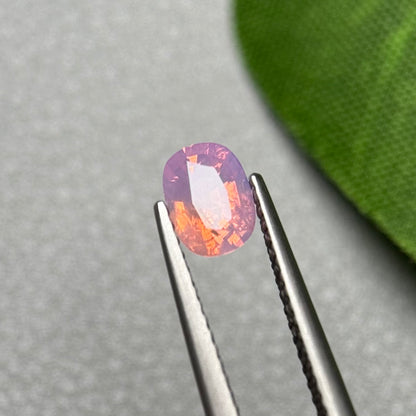 0.81ct Natural Pink Milky Sapphire Vietnam.