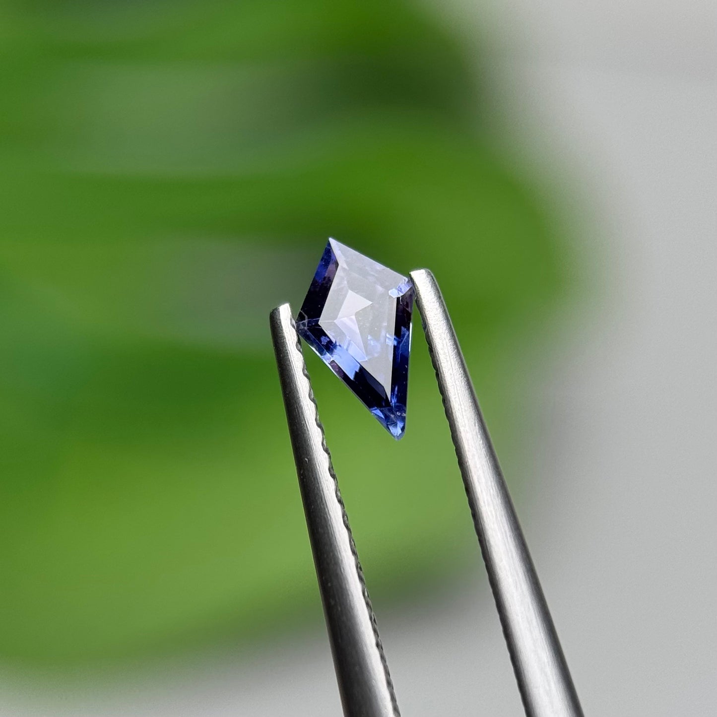 0.32 ct Natural Blue Milky Sapphire Vietnam. Freeform. No Treatment.