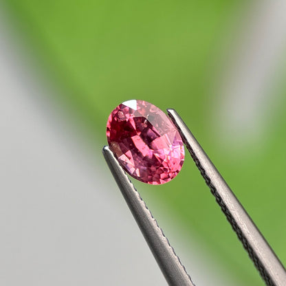 1.26 ct Natural Brownish Pink Spinel Vietnam. Oval Shape. No Treatment.