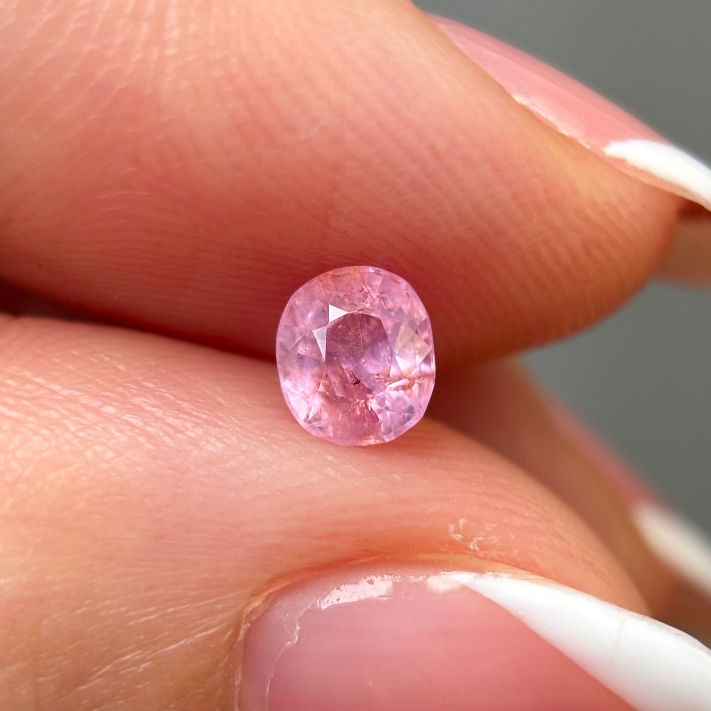 0.70ct Natural Milky Pink Sapphire Vietnam