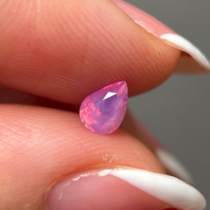 0.55ct Natural Milky Padparadscha Sapphire Vietnam