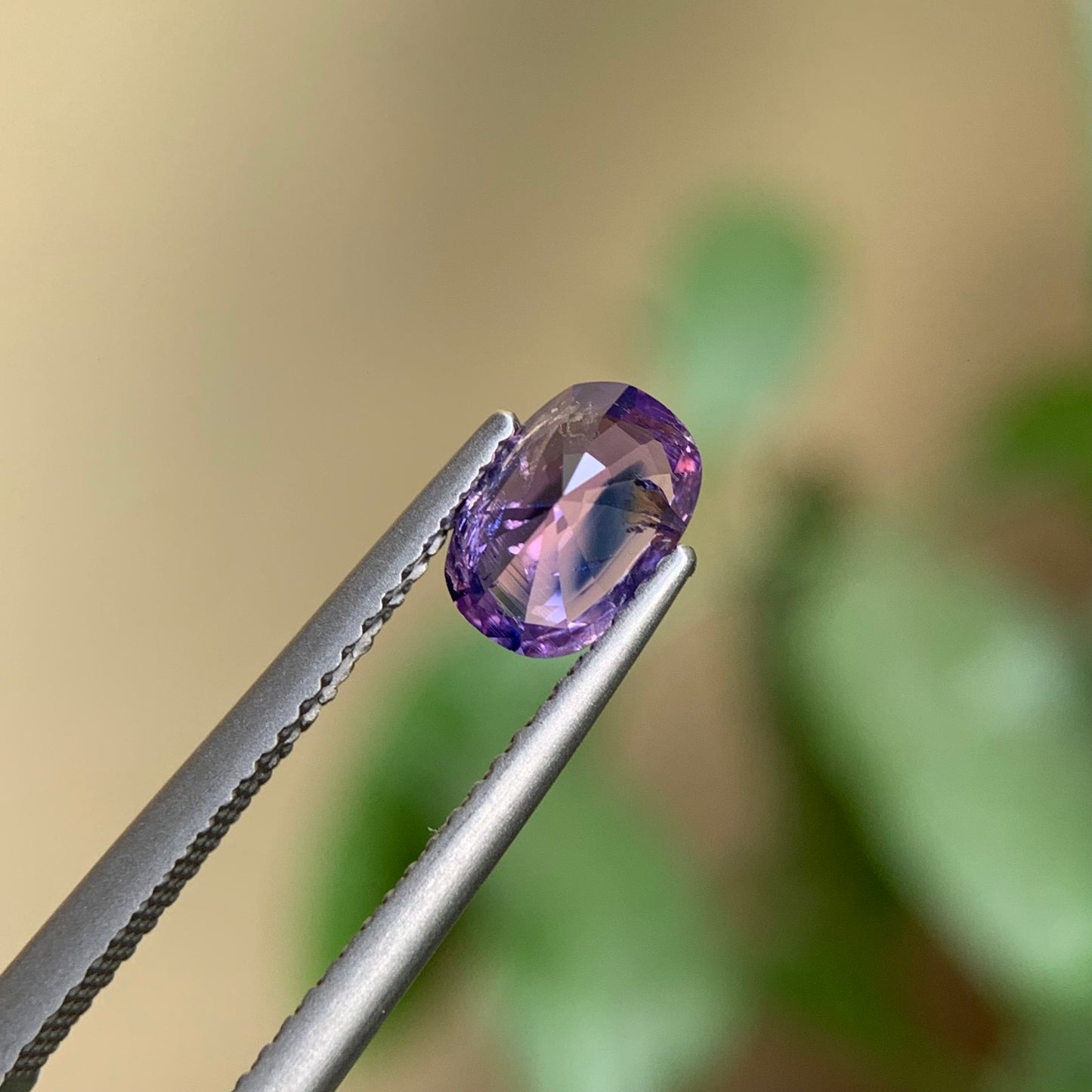 1.21ct Natural Purple Milky Sapphire Vietnam.