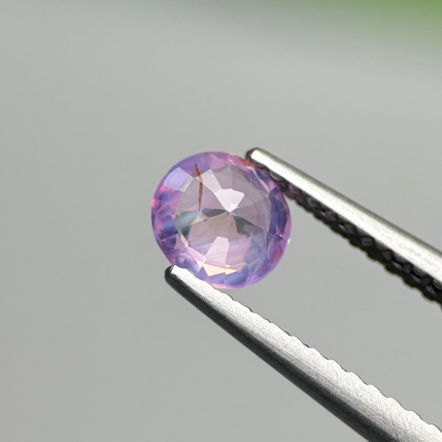 0.61 ct Natural Pink Milky Sapphire Vietnam. Cushion Shape.