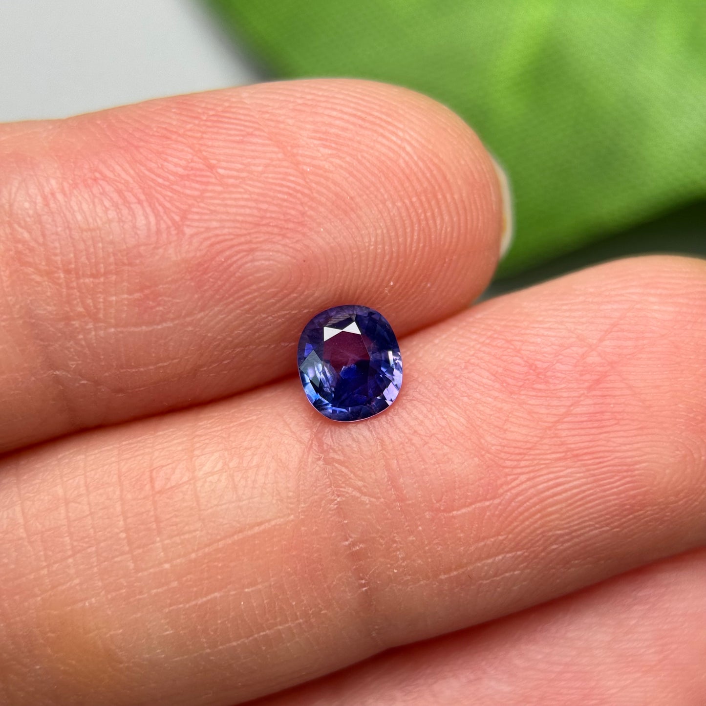 0.55ct Natural Blue Milky Sapphire Vietnam.