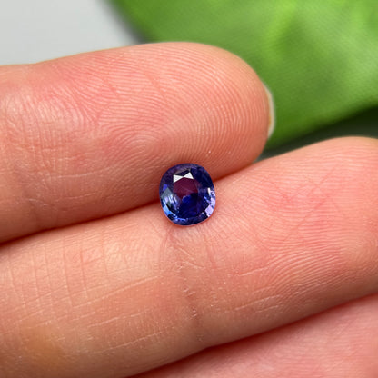 0.55ct Natural Blue Milky Sapphire Vietnam.