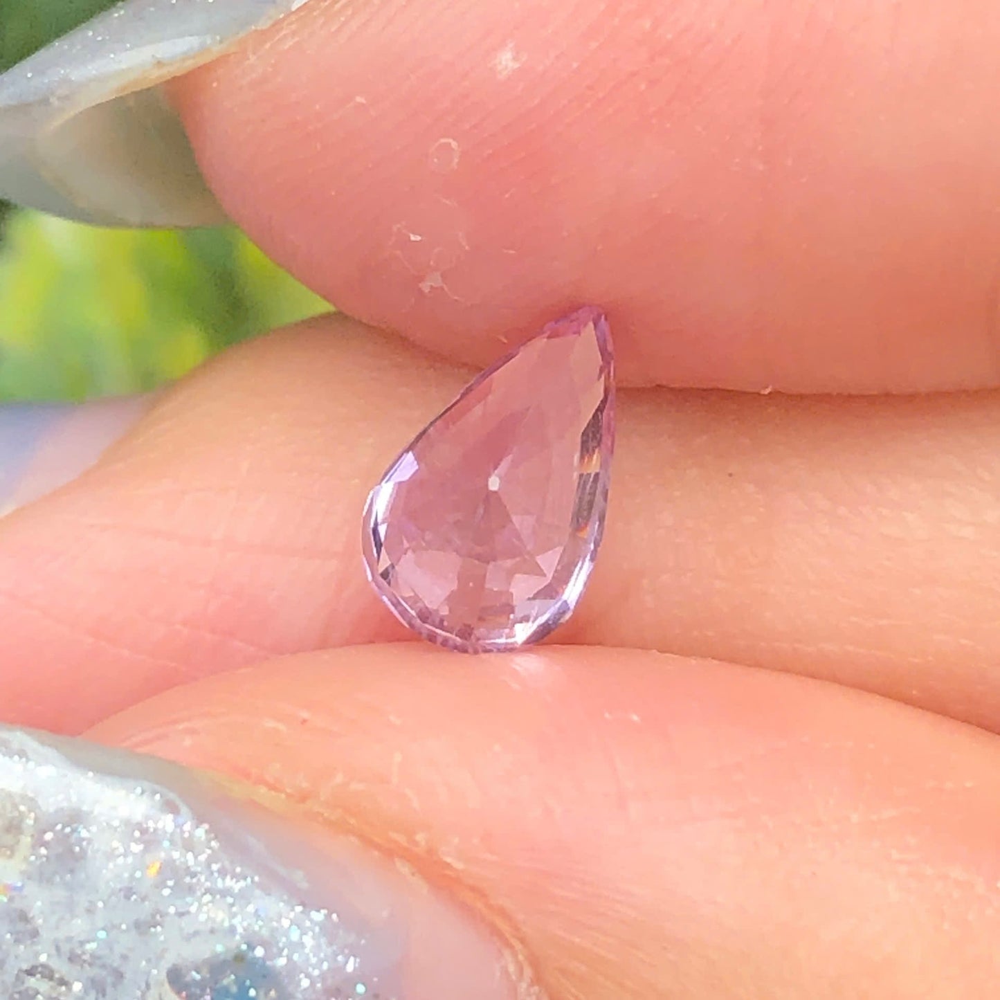 1,16ct Natural Light Purple Spinel Vietnam. Pear Shape. No Treatment, No Heat Spinel Luc Yen.