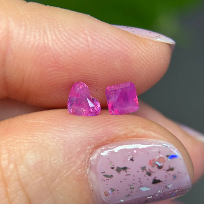 0.52 ct Natural Pink Milky Sapphire Vietnam in 14K Rose Gold Pendant