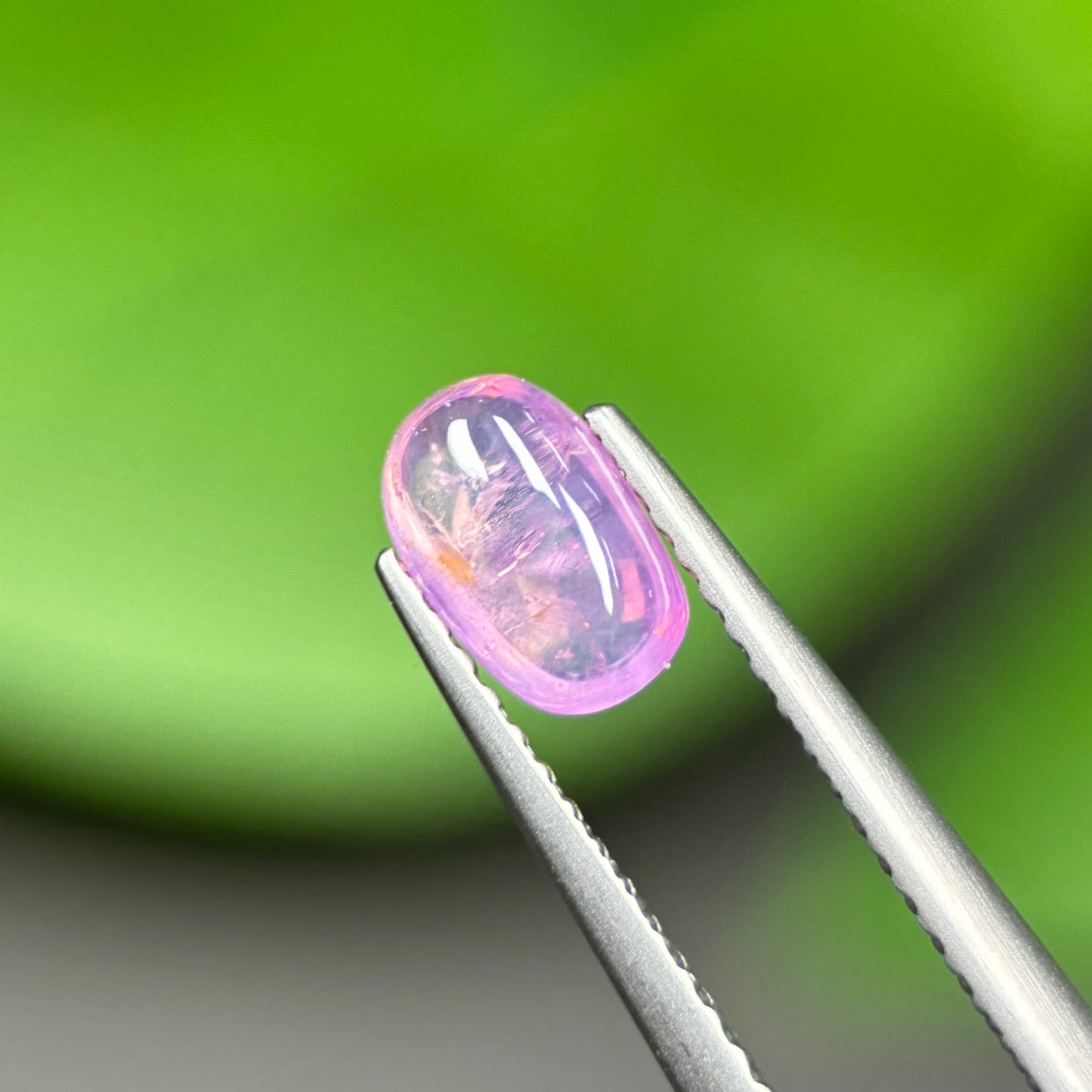 0.95ct Natural Pink Cacbochon Sapphire Viet Nam. No treatment.