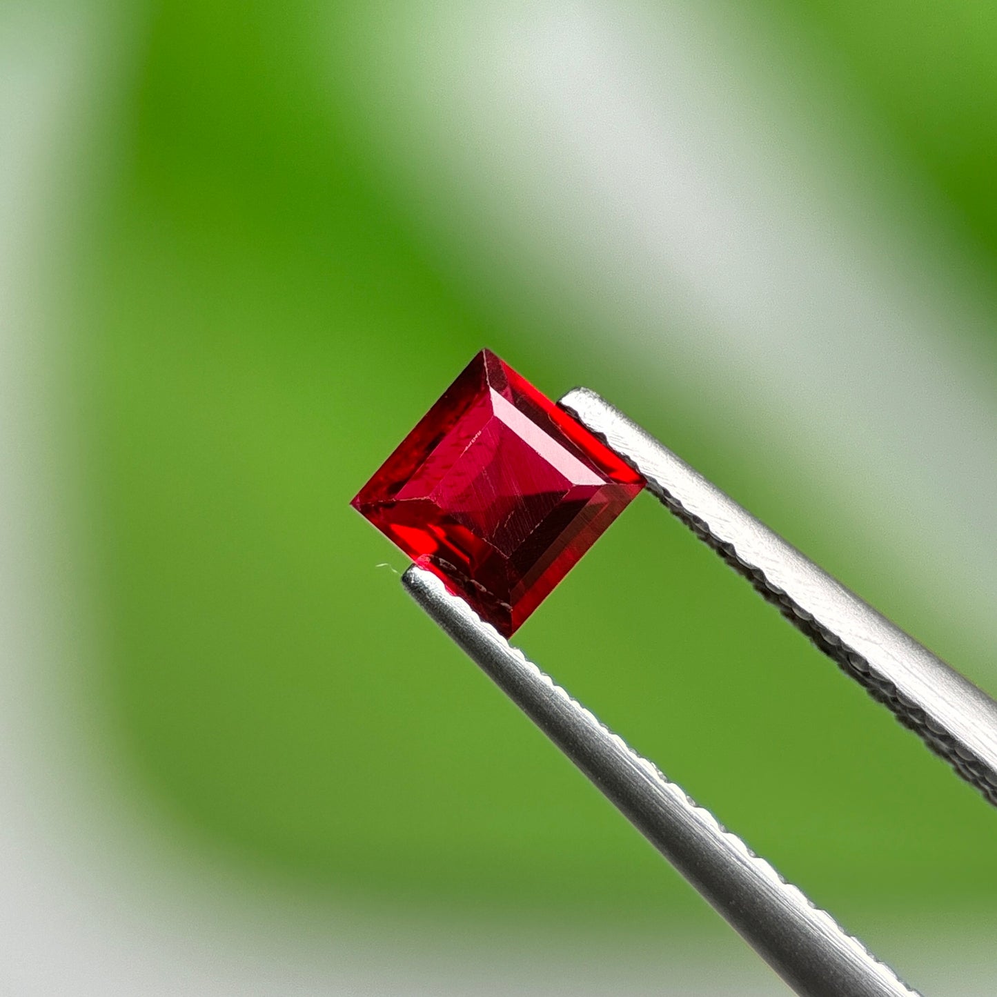 0.61 ct Natural Red Spinel Vietnam. Square Shape. No Treatment