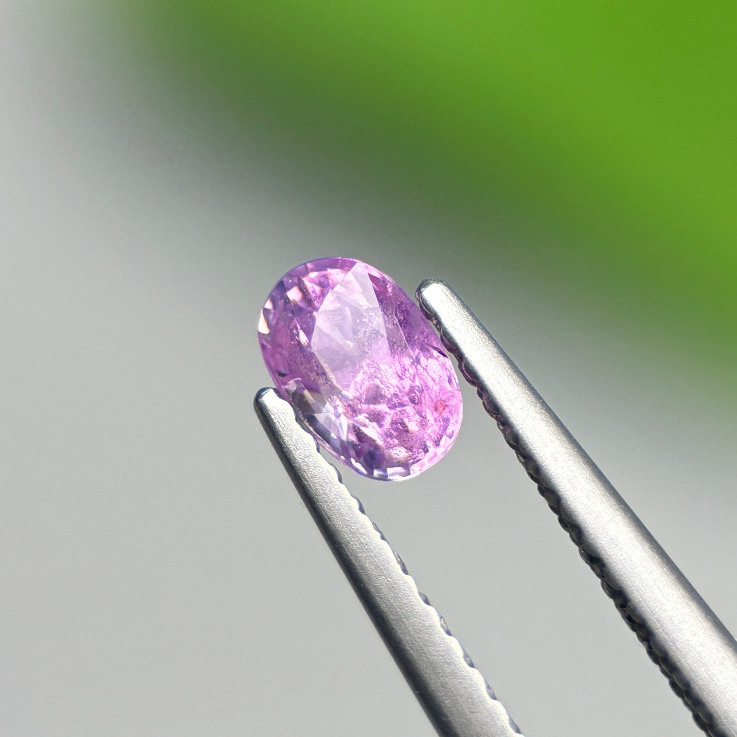 0.55 ct Natural Purple Sapphire Vietnam. Oval Shape.