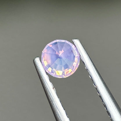 0,36ct Natural Pink Milky Sapphire Vietnam. Round Shape. No Treatment Milky Sapphire Luc Yen.