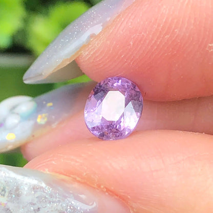 0,88ct Natural Purple Spinel Viet Nam. Cushion Shape. No Treatment Spinel Luc Yen.