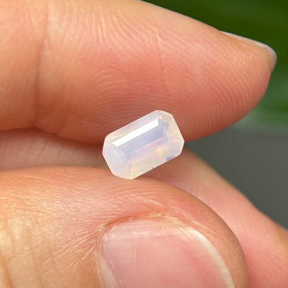 1.11ct Natural White Milky Sapphire Vietnam, Untreatment