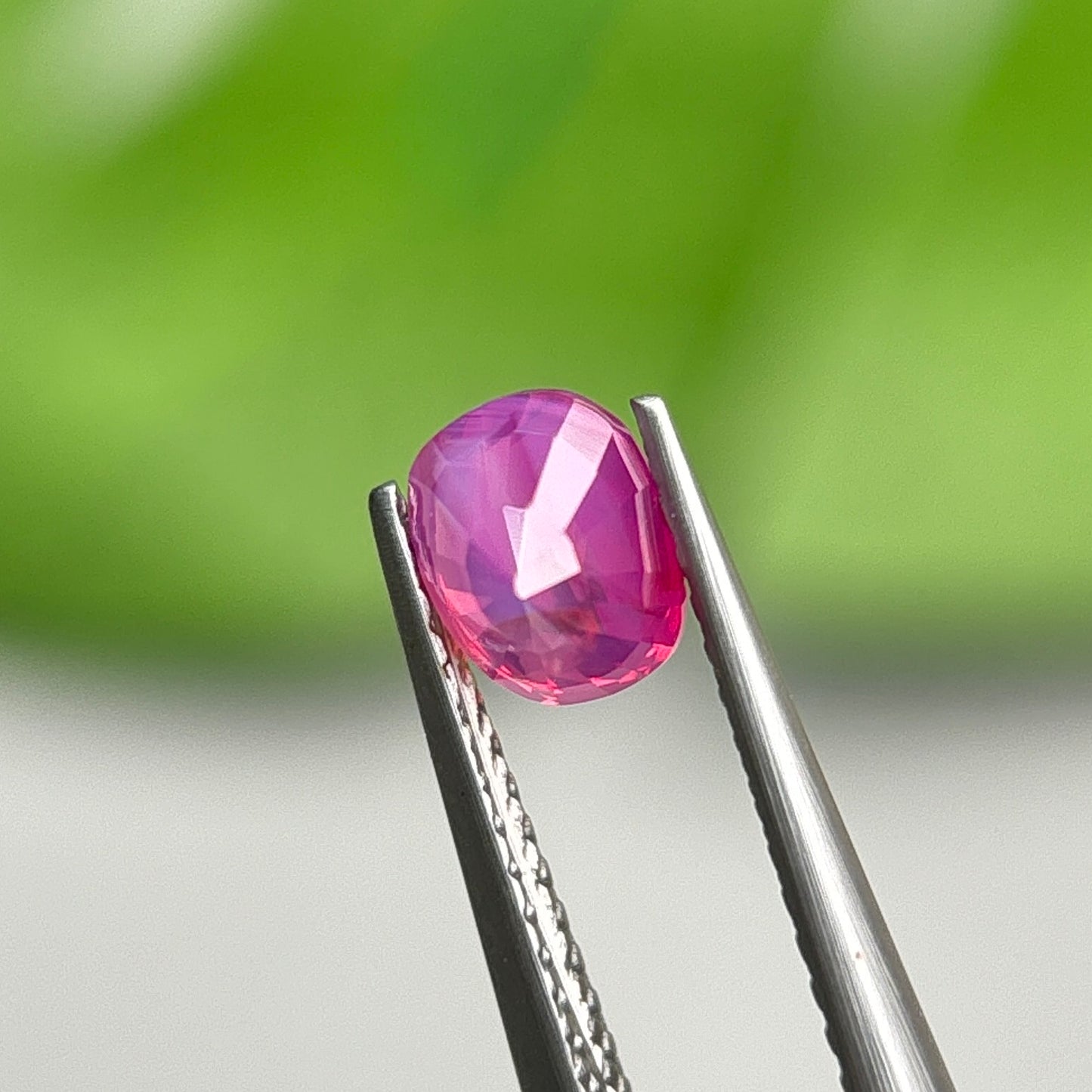 1,10ct Natural Pink Milky Sapphire Vietnam. Cushion Shape. No Treatment Milky Sapphire Luc Yen.