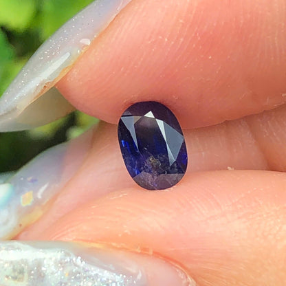 0,79ct Natural Blue Sapphire Vietnam. Cushion Shape. No Treatment Sapphire Luc Yen.